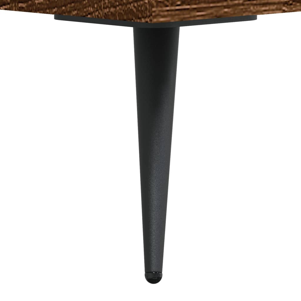 Tables basses 2 pcs chêne marron 50x50x40 cm bois d’ingénierie - Tables basses