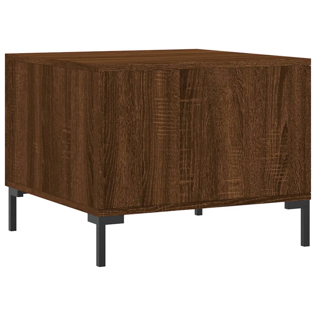 Tables basses 2 pcs chêne marron 50x50x40 cm bois d’ingénierie - Tables basses