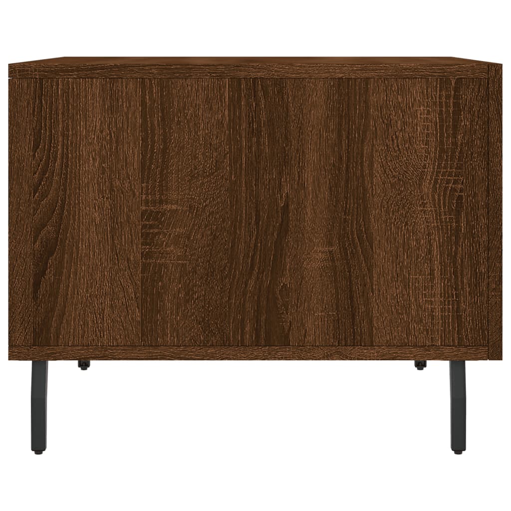 Tables basses 2 pcs chêne marron 50x50x40 cm bois d’ingénierie - Tables basses