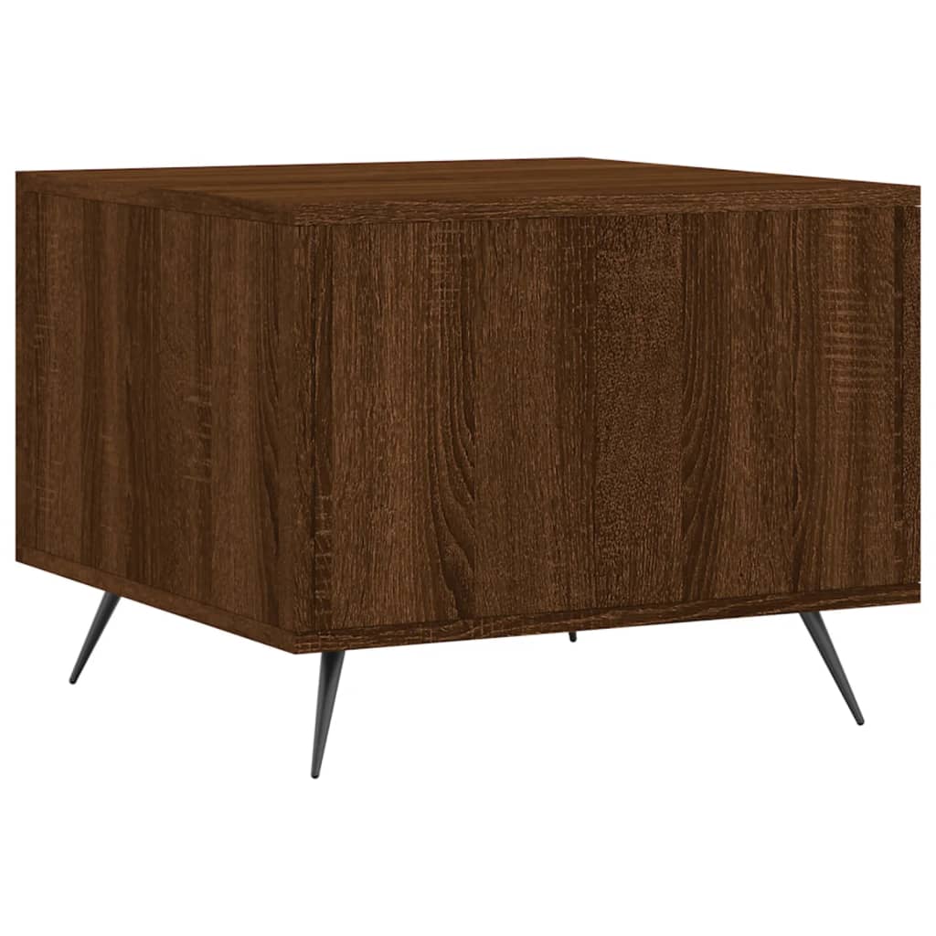 Tables basses 2 pcs chêne marron 50x50x40 cm bois d’ingénierie - Tables basses