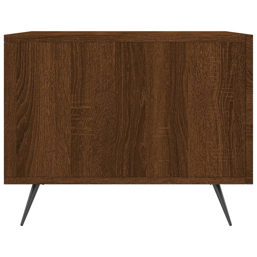 Tables basses 2 pcs chêne marron 50x50x40 cm bois d’ingénierie - Tables basses