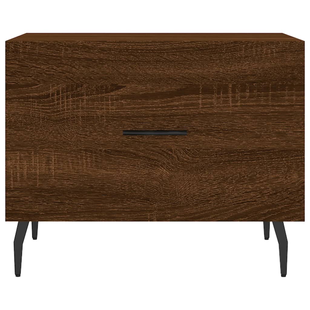 Tables basses 2 pcs chêne marron 50x50x40 cm bois d’ingénierie - Tables basses