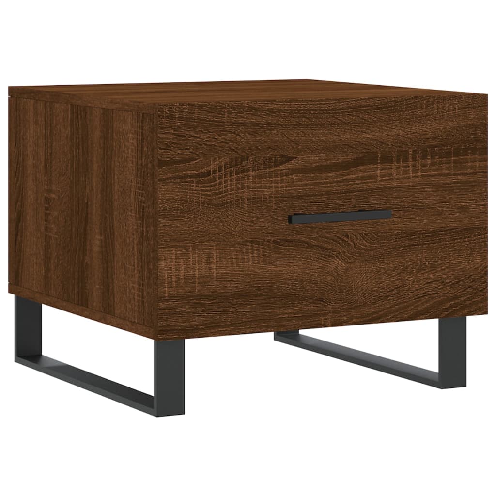 Tables basses 2 pcs chêne marron 50x50x40 cm bois d’ingénierie - Tables basses