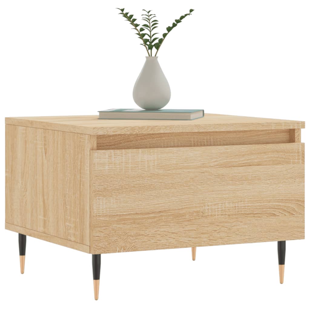 Tables basses 2 pcs chêne sonoma 50x46x35 cm bois d’ingénierie - Tables basses