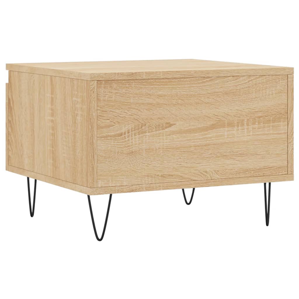 Tables basses 2 pcs chêne sonoma 50x46x35 cm bois d’ingénierie - Tables basses