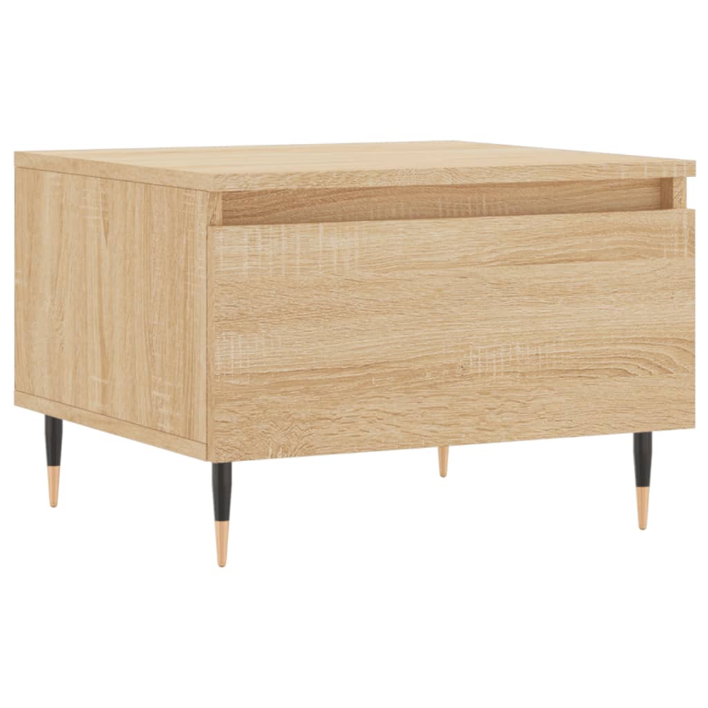Tables basses 2 pcs chêne sonoma 50x46x35 cm bois d’ingénierie - Tables basses