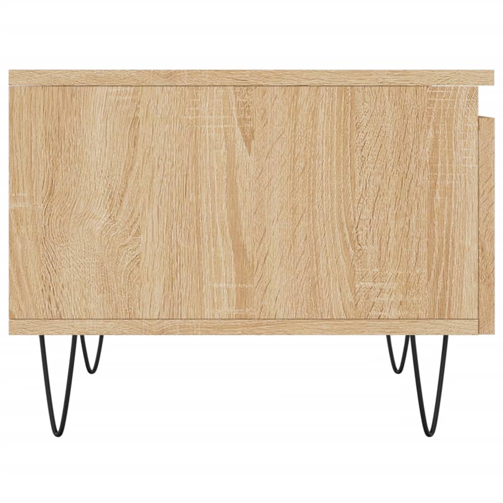 Tables basses 2 pcs chêne sonoma 50x46x35 cm bois d’ingénierie - Tables basses