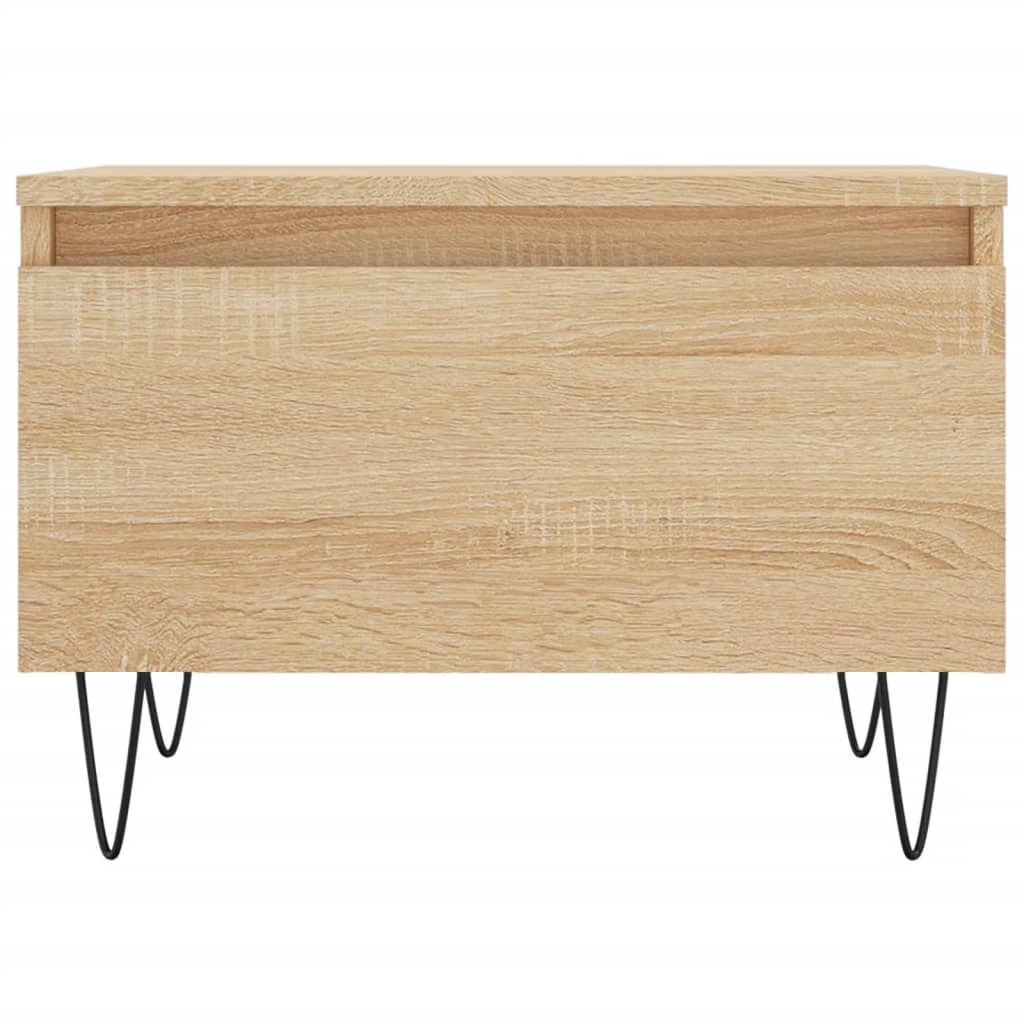 Tables basses 2 pcs chêne sonoma 50x46x35 cm bois d’ingénierie - Tables basses
