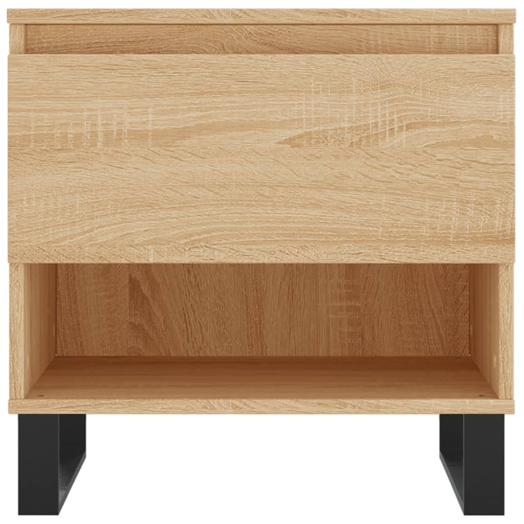 Tables basses 2 pcs chêne sonoma 50x46x50 cm bois d’ingénierie - Tables basses