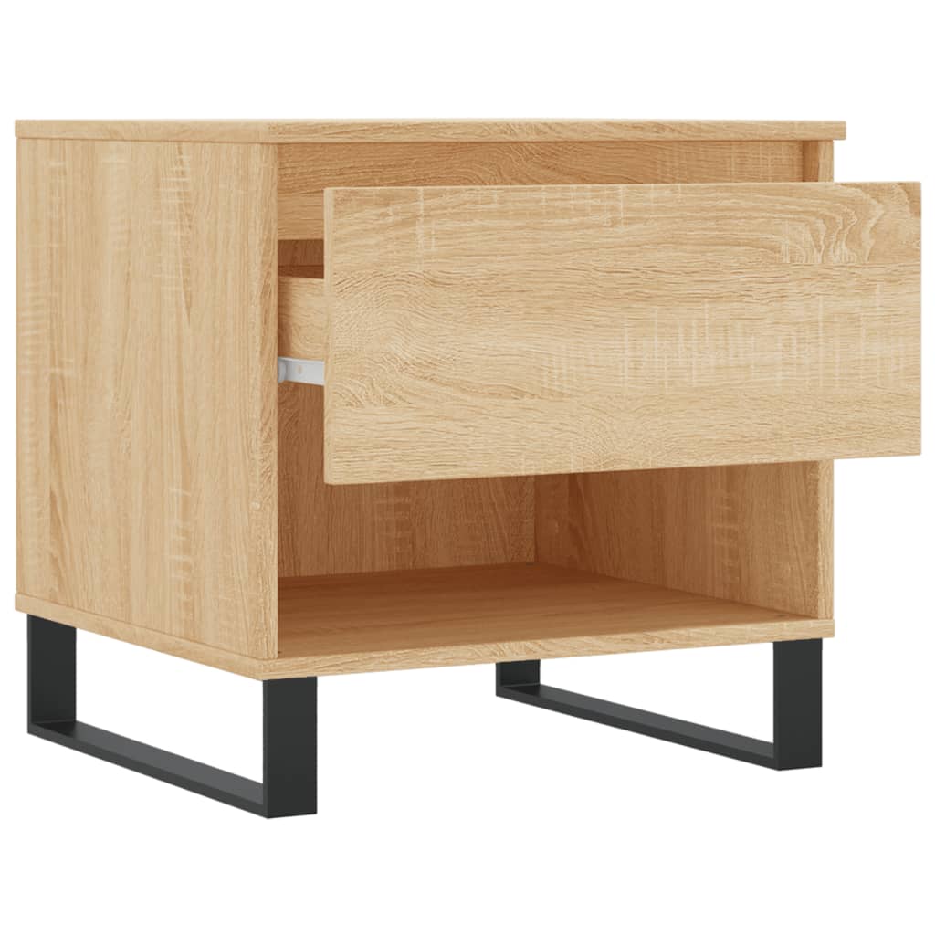 Tables basses 2 pcs chêne sonoma 50x46x50 cm bois d’ingénierie - Tables basses