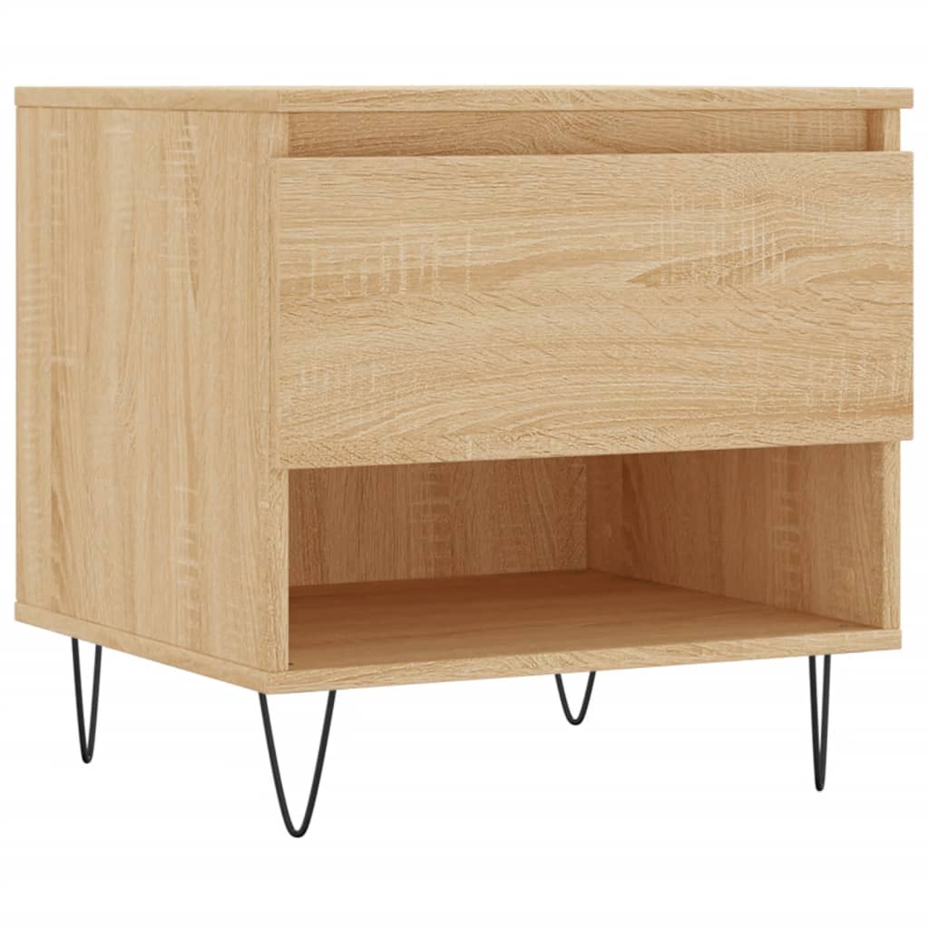 Tables basses 2 pcs chêne sonoma 50x46x50 cm bois d’ingénierie - Tables basses
