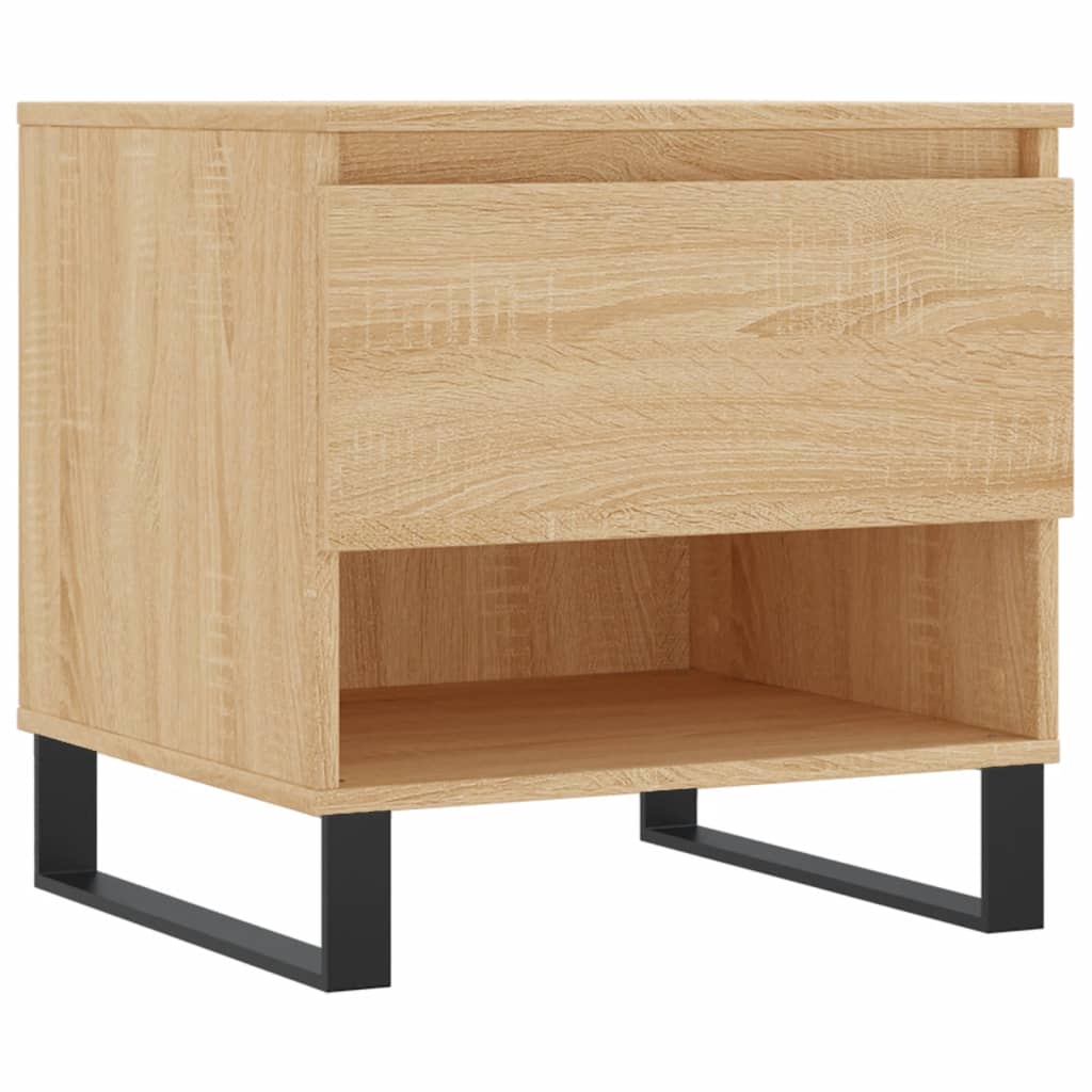 Tables basses 2 pcs chêne sonoma 50x46x50 cm bois d’ingénierie - Tables basses