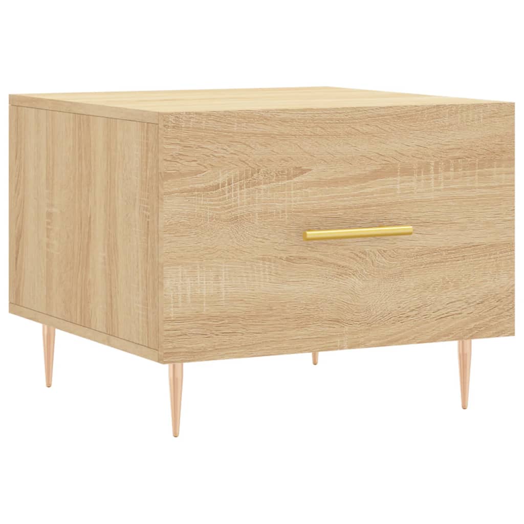 Tables basses 2 pcs chêne sonoma 50x50x40 cm bois d’ingénierie - Tables basses