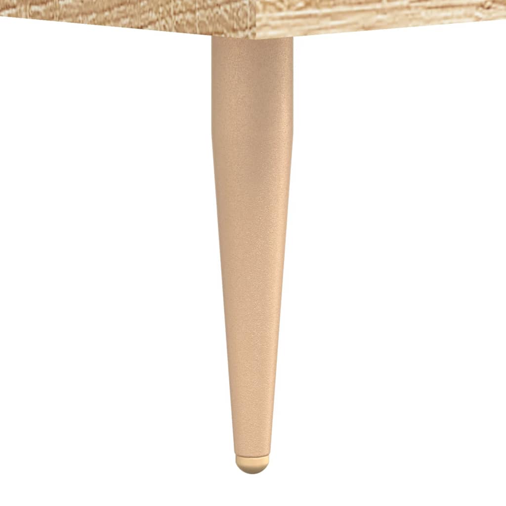 Tables basses 2 pcs chêne sonoma 50x50x40 cm bois d’ingénierie - Tables basses