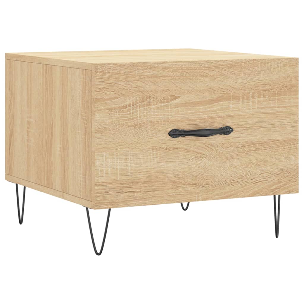 Tables basses 2 pcs chêne sonoma 50x50x40 cm bois d’ingénierie - Tables basses