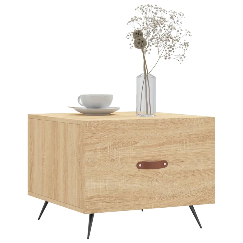 Tables basses 2 pcs chêne sonoma 50x50x40 cm bois d’ingénierie - Tables basses