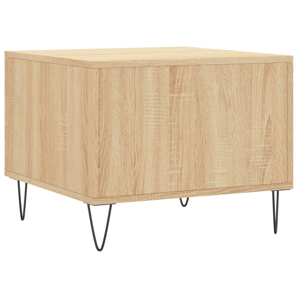 Tables basses 2 pcs chêne sonoma 50x50x40 cm bois d’ingénierie - Tables basses