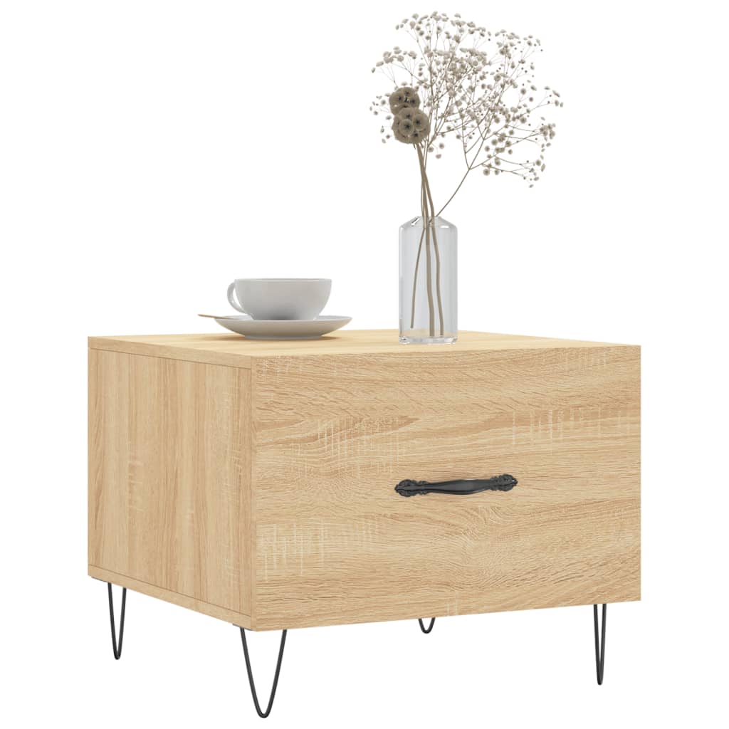 Tables basses 2 pcs chêne sonoma 50x50x40 cm bois d’ingénierie - Tables basses