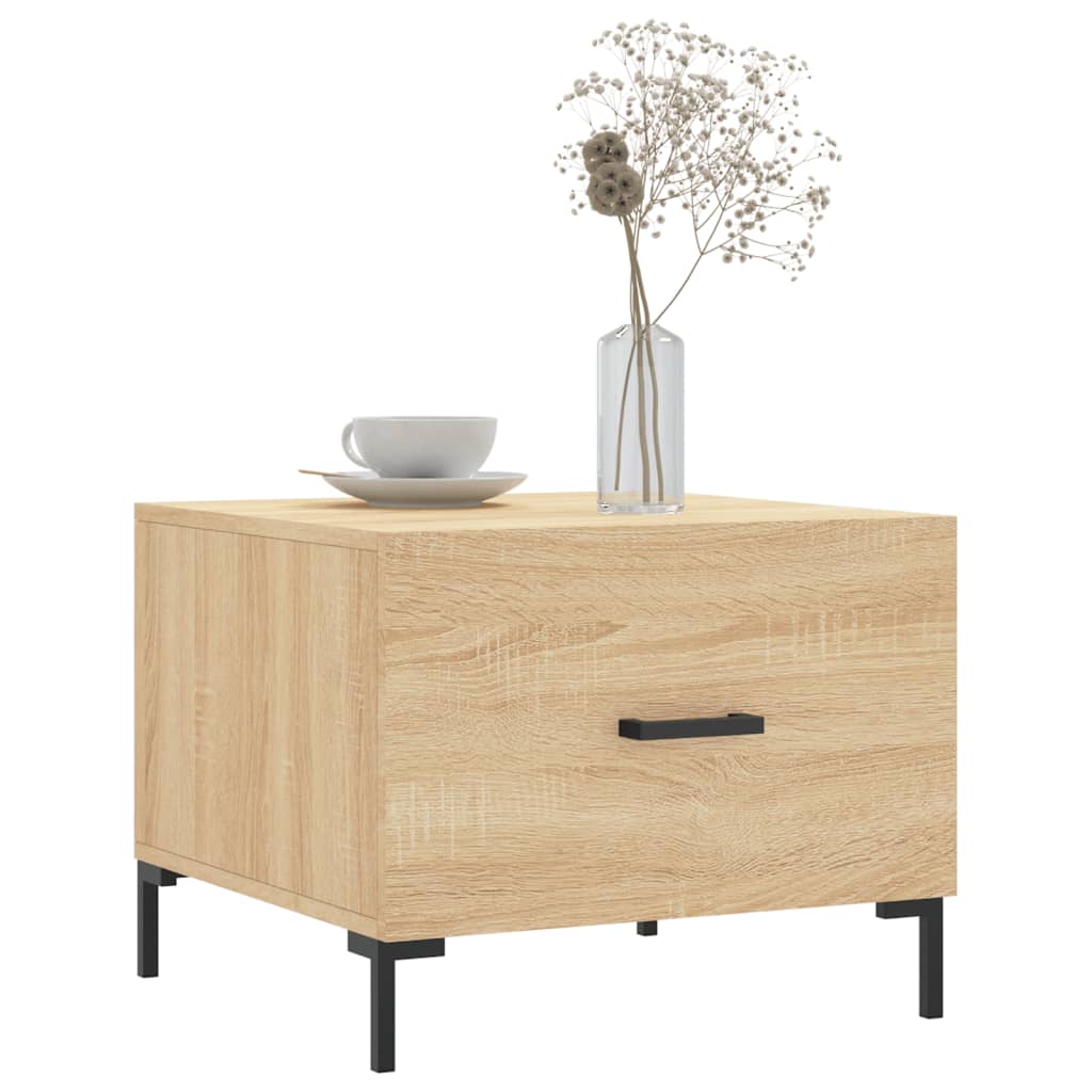 Tables basses 2 pcs chêne sonoma 50x50x40 cm bois d’ingénierie - Tables basses