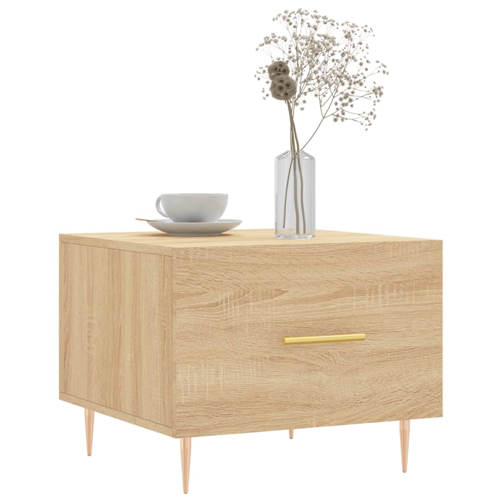 Tables basses 2 pcs chêne sonoma 50x50x40 cm bois d’ingénierie - Tables basses