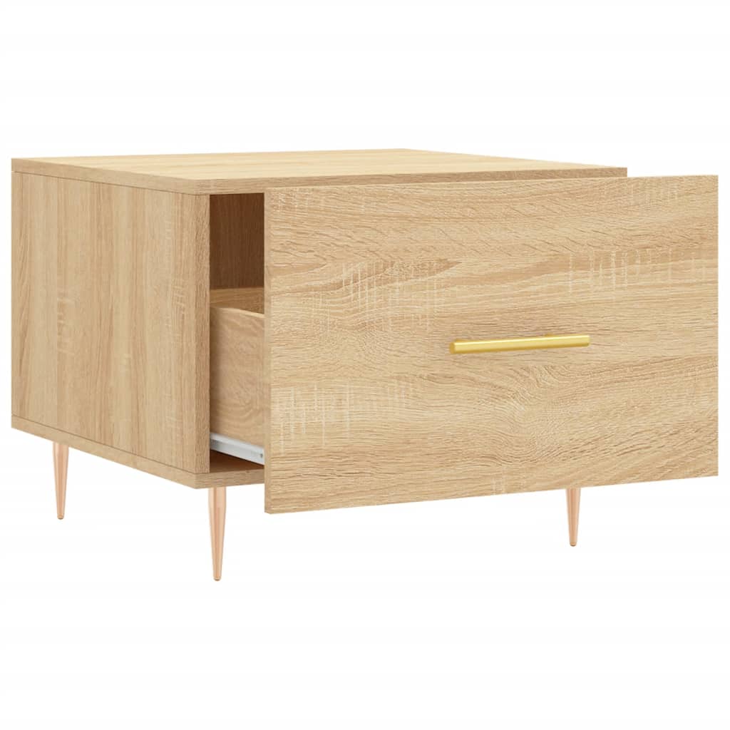 Tables basses 2 pcs chêne sonoma 50x50x40 cm bois d’ingénierie - Tables basses