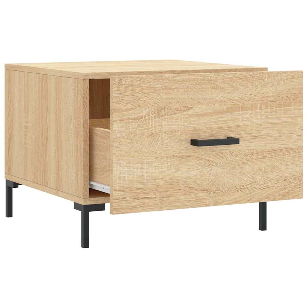 Tables basses 2 pcs chêne sonoma 50x50x40 cm bois d’ingénierie - Tables basses