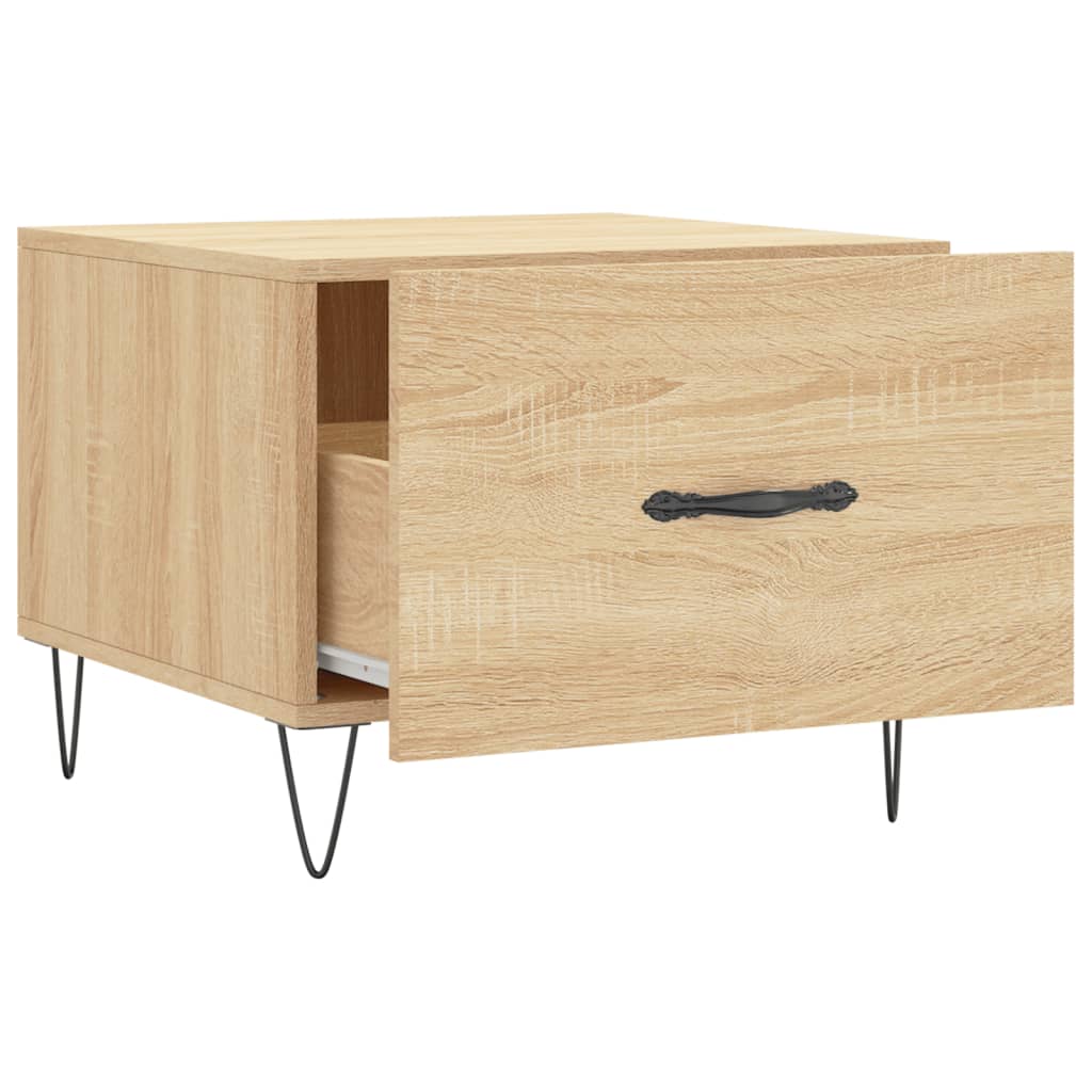 Tables basses 2 pcs chêne sonoma 50x50x40 cm bois d’ingénierie - Tables basses