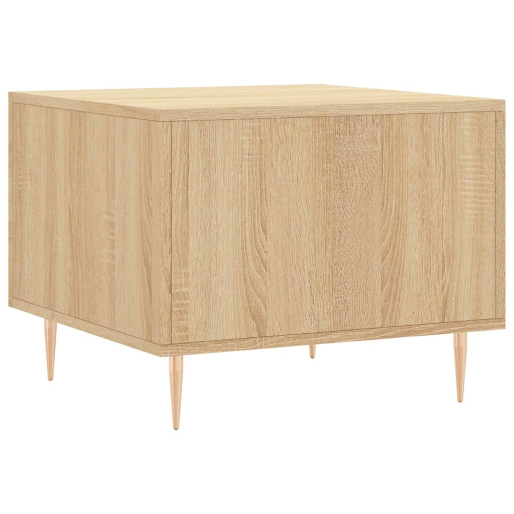 Tables basses 2 pcs chêne sonoma 50x50x40 cm bois d’ingénierie - Tables basses