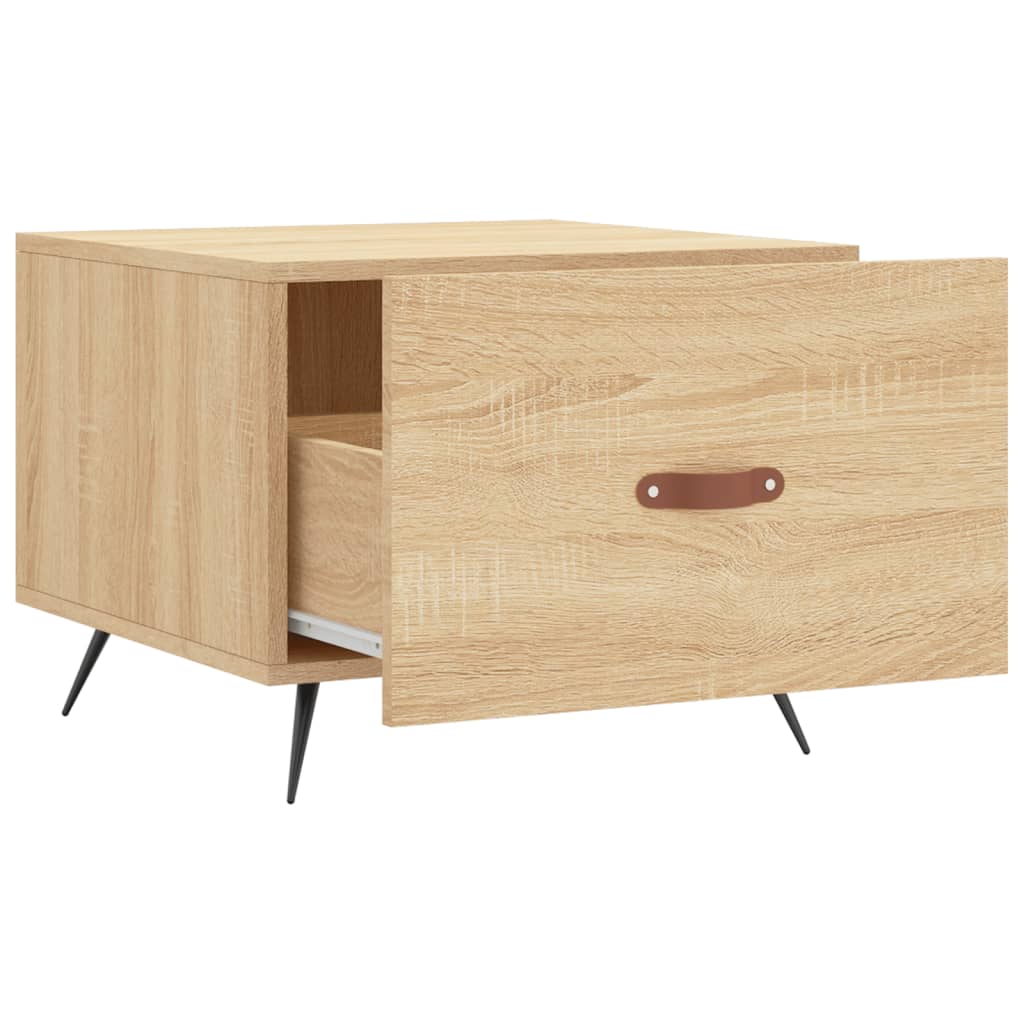 Tables basses 2 pcs chêne sonoma 50x50x40 cm bois d’ingénierie - Tables basses