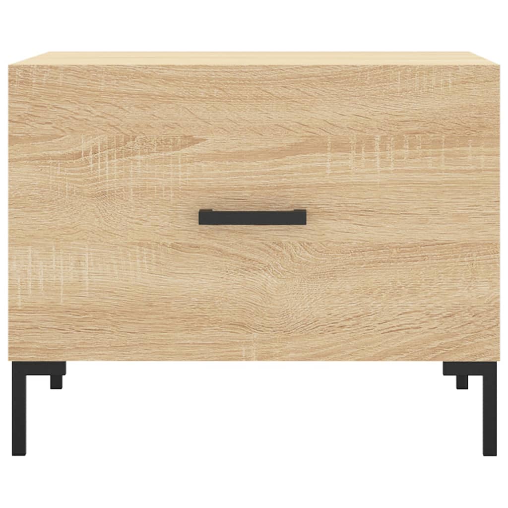 Tables basses 2 pcs chêne sonoma 50x50x40 cm bois d’ingénierie - Tables basses