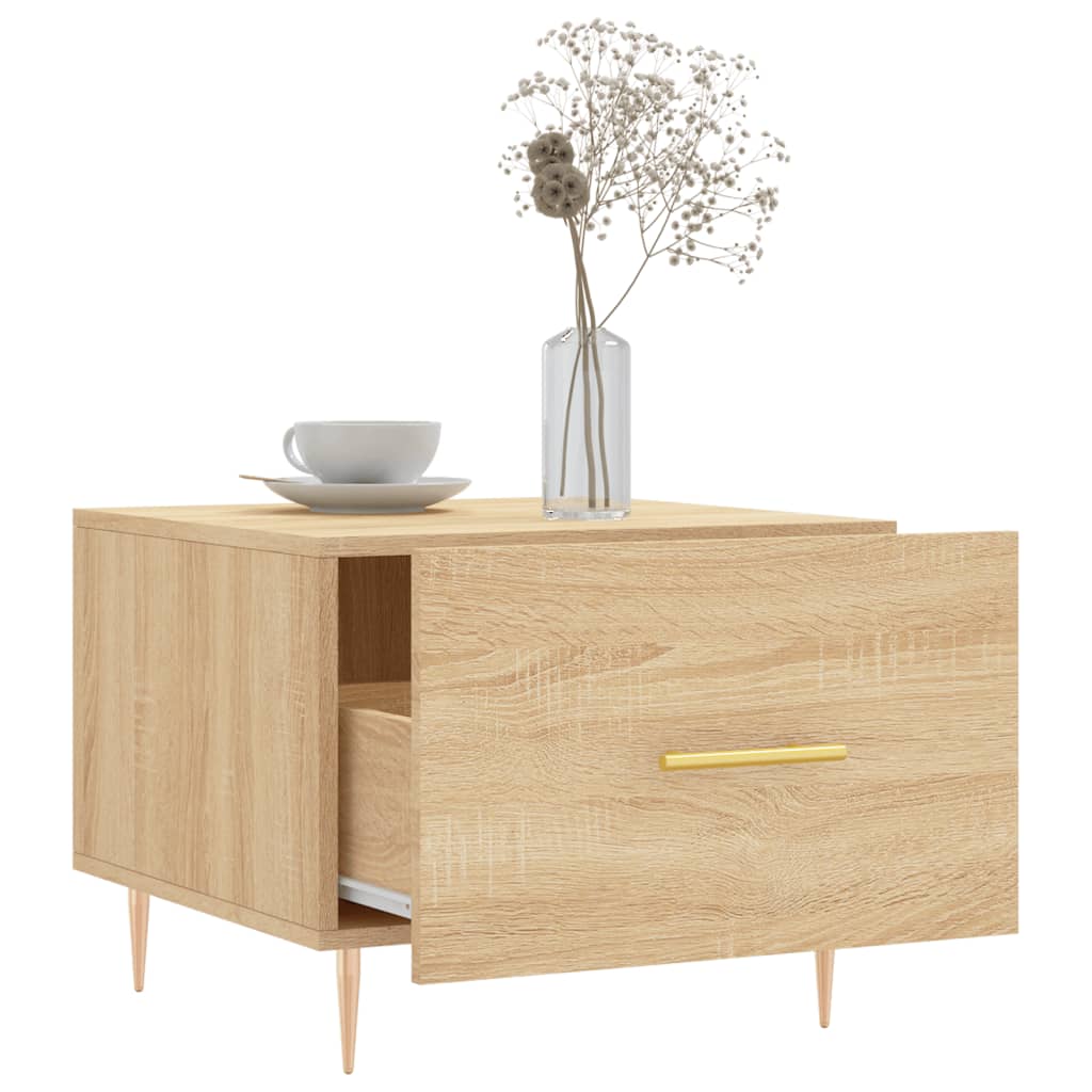 Tables basses 2 pcs chêne sonoma 50x50x40 cm bois d’ingénierie - Tables basses