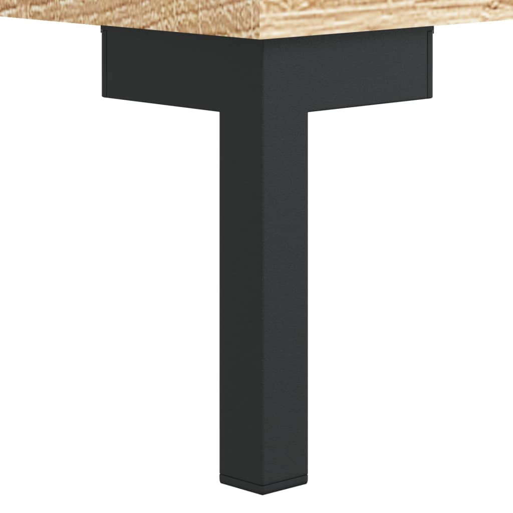 Tables basses 2 pcs chêne sonoma 50x50x40 cm bois d’ingénierie - Tables basses
