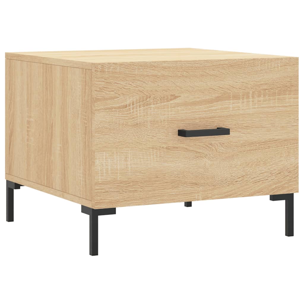 Tables basses 2 pcs chêne sonoma 50x50x40 cm bois d’ingénierie - Tables basses