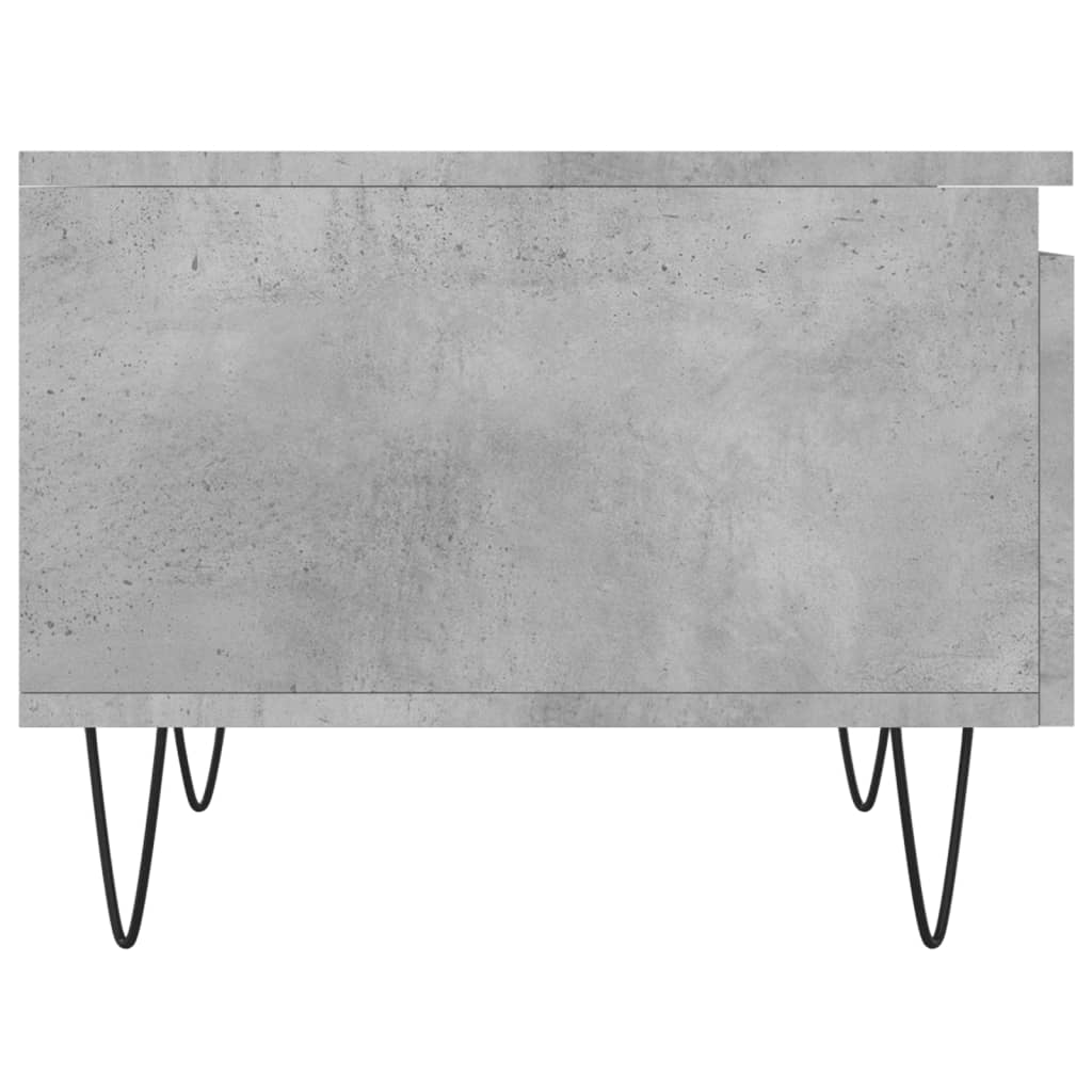 Tables basses 2 pcs gris béton 50x46x35 cm bois d’ingénierie - Tables basses