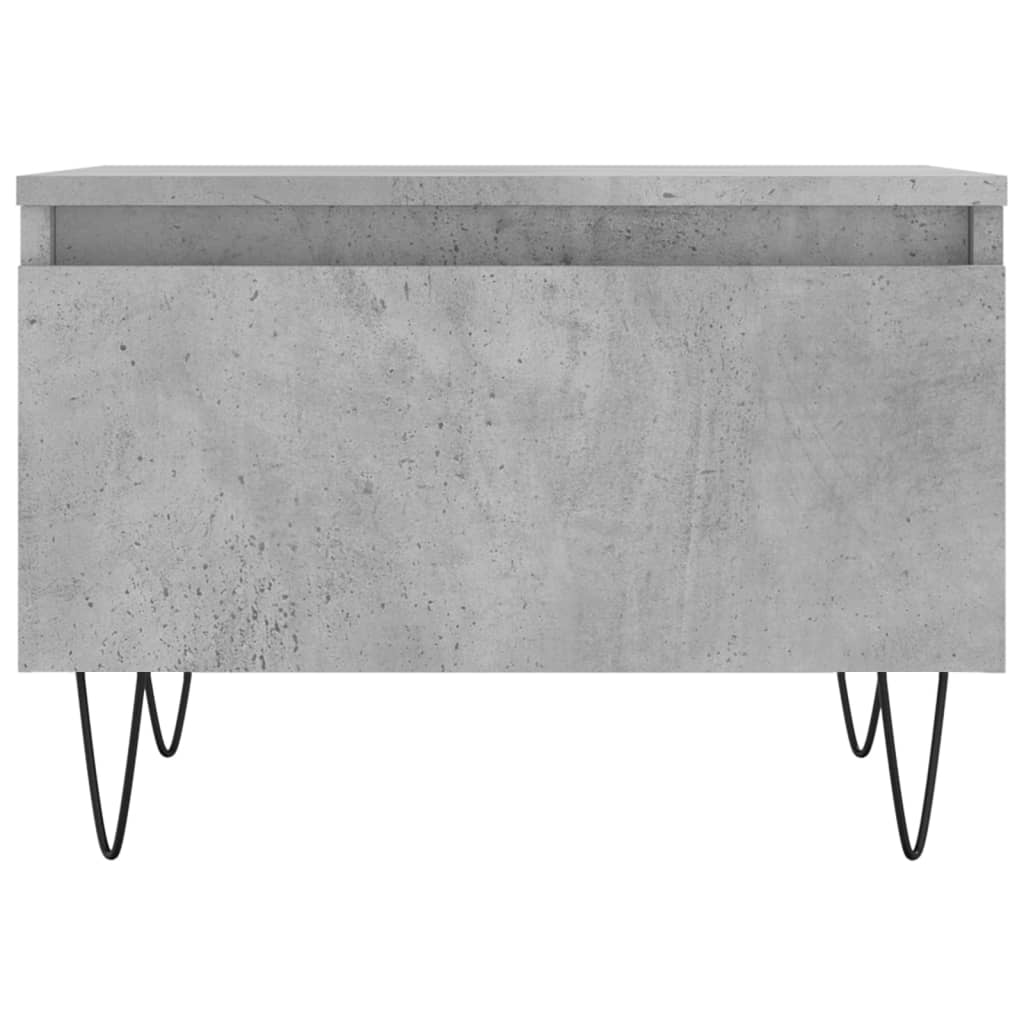 Tables basses 2 pcs gris béton 50x46x35 cm bois d’ingénierie - Tables basses