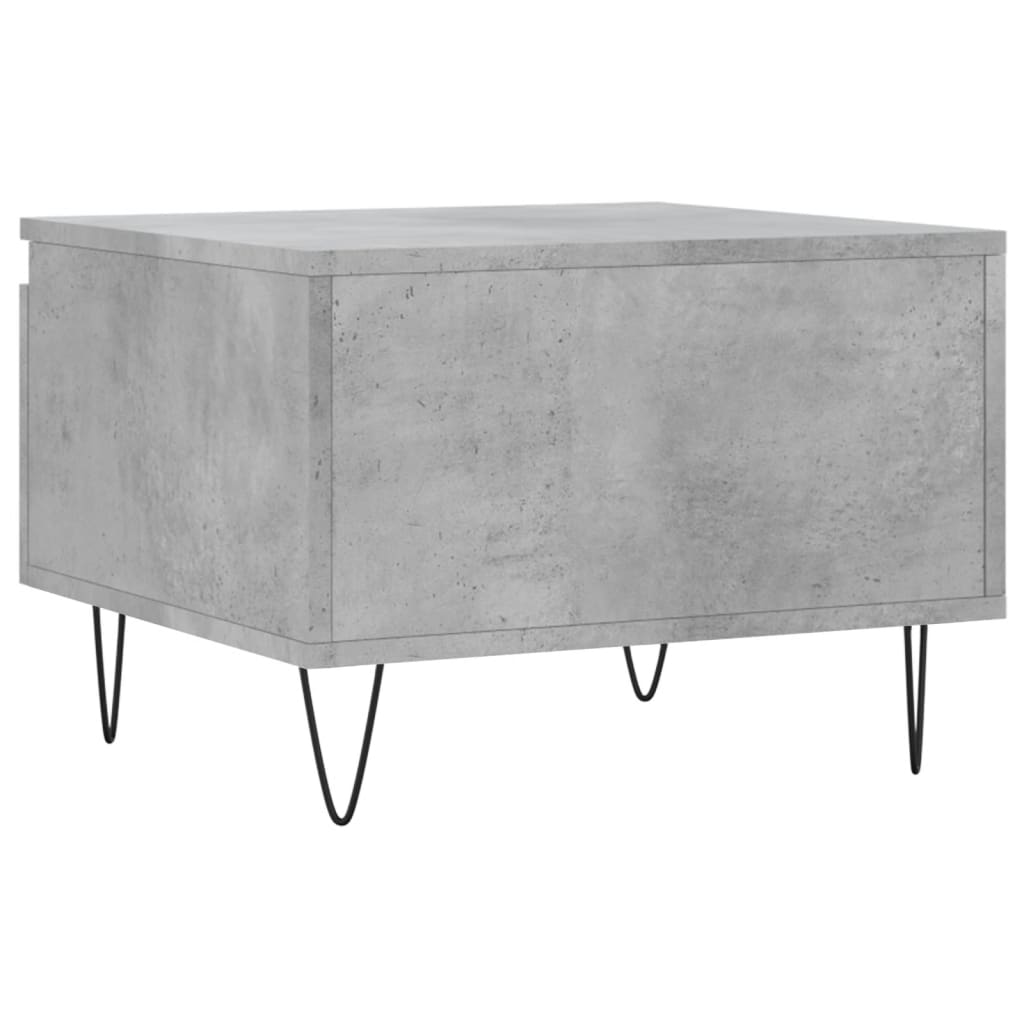 Tables basses 2 pcs gris béton 50x46x35 cm bois d’ingénierie - Tables basses