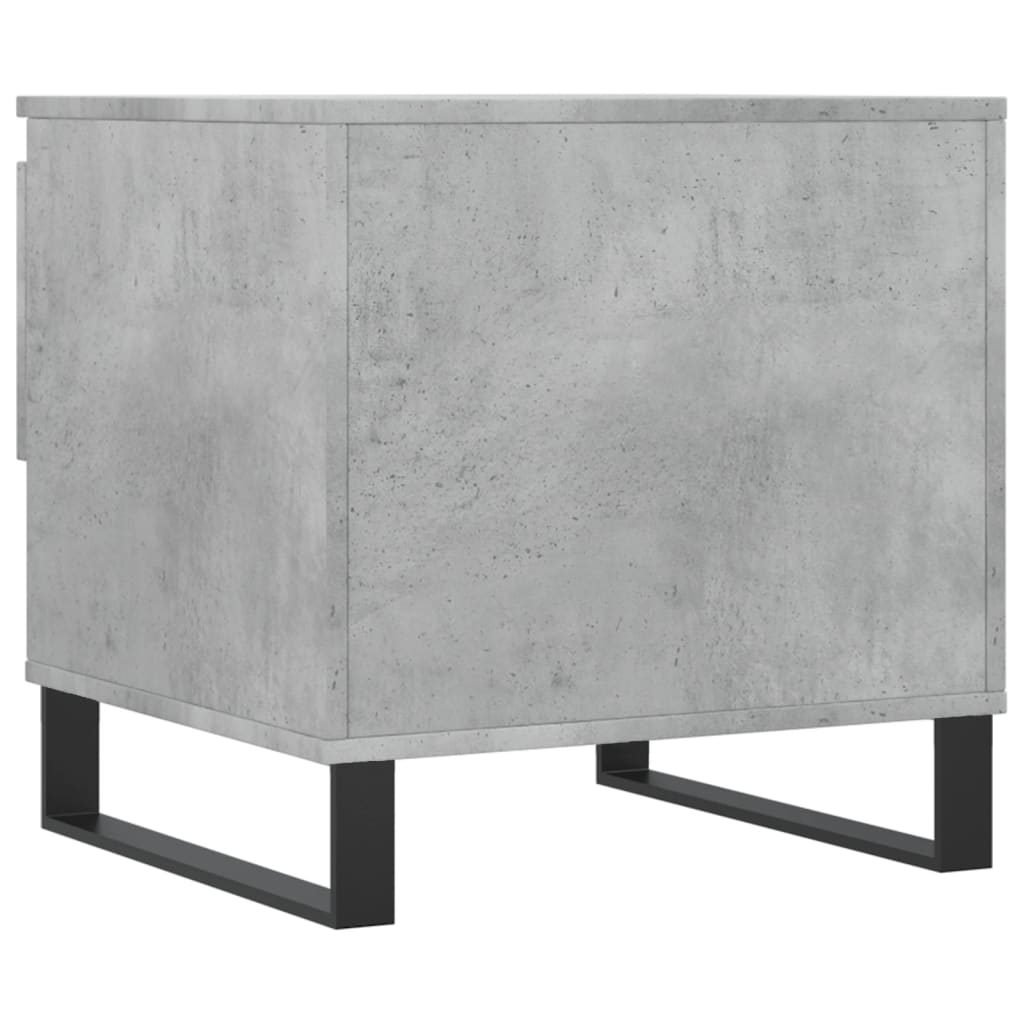 Tables basses 2 pcs gris béton 50x46x50 cm bois d’ingénierie - Tables basses