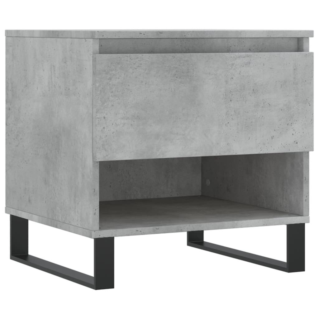 Tables basses 2 pcs gris béton 50x46x50 cm bois d’ingénierie - Tables basses