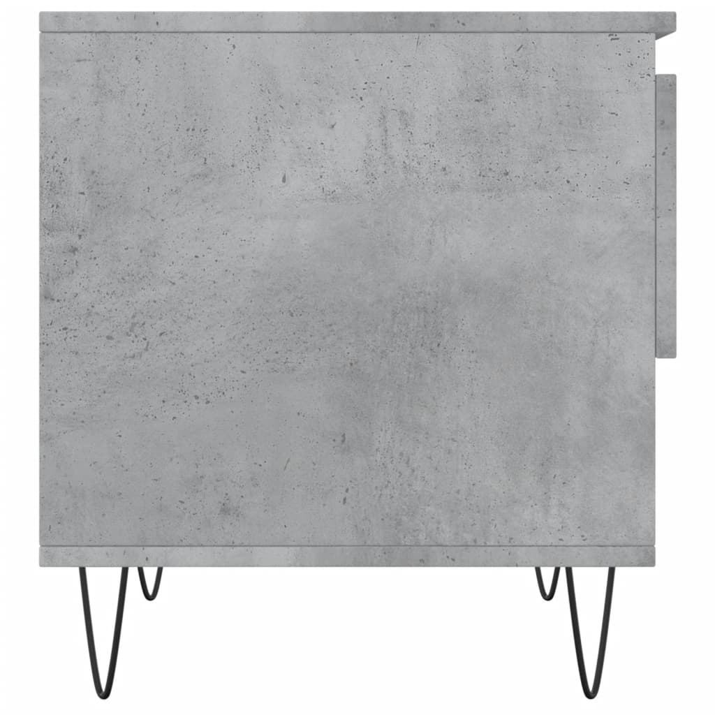 Tables basses 2 pcs gris béton 50x46x50 cm bois d’ingénierie - Tables basses