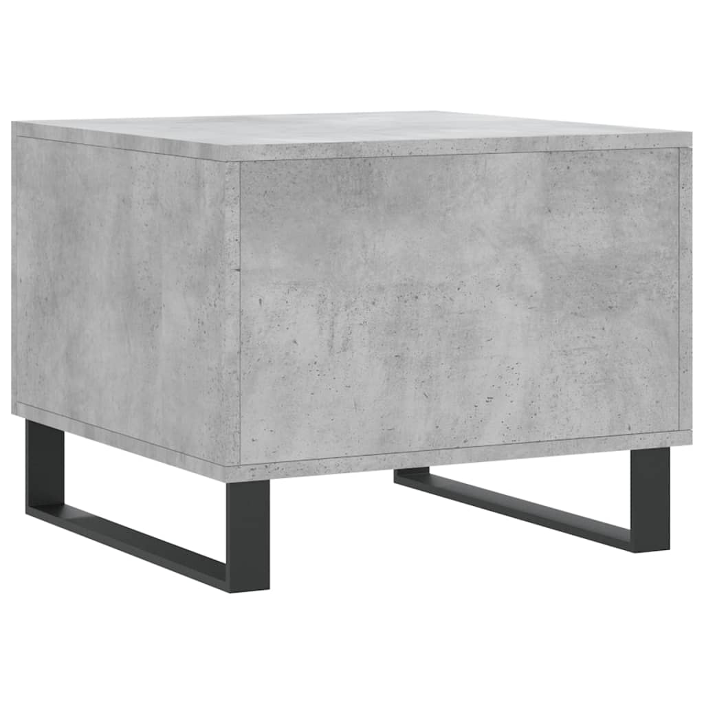 Tables basses 2 pcs gris béton 50x50x40 cm bois d’ingénierie - Tables basses