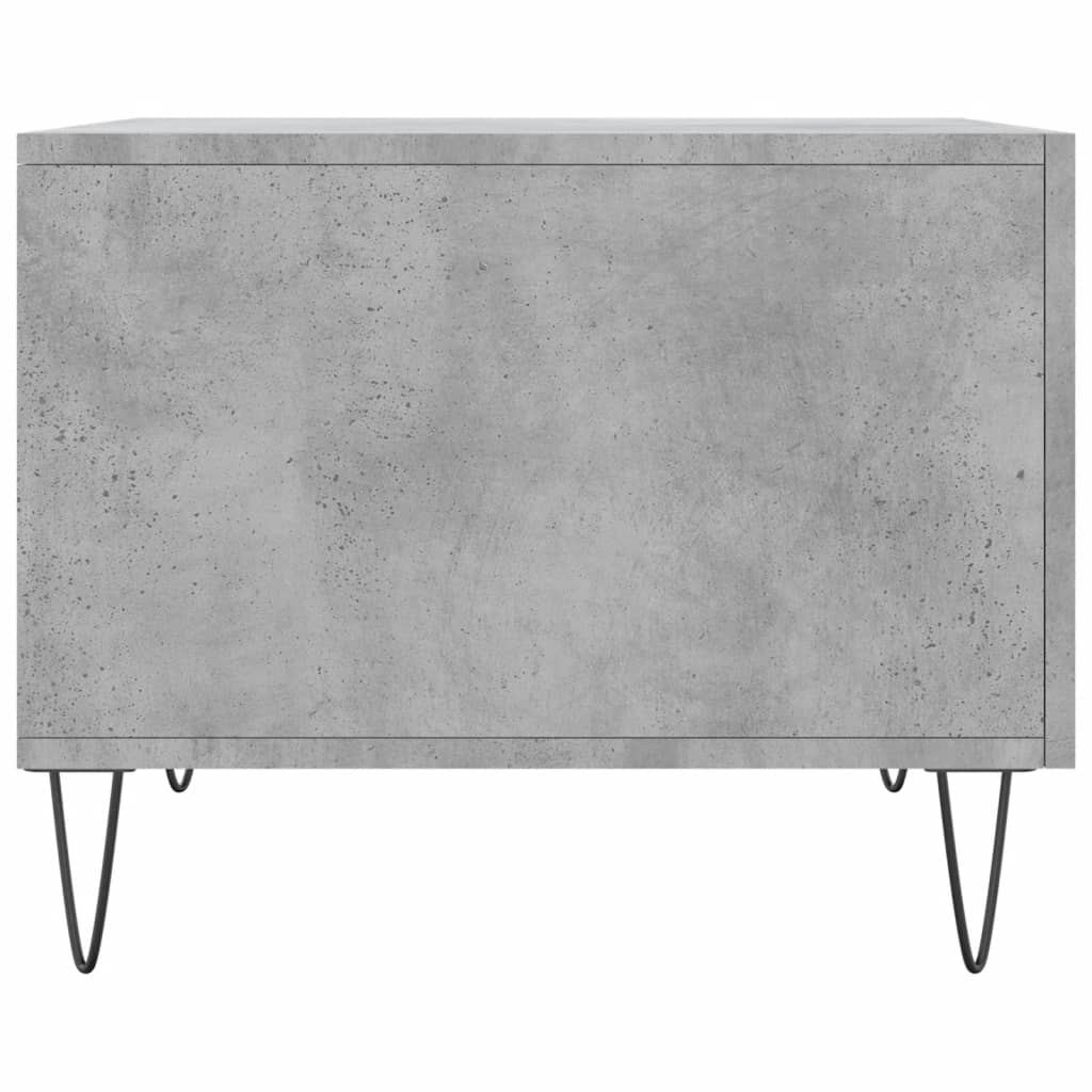 Tables basses 2 pcs gris béton 50x50x40 cm bois d’ingénierie - Tables basses