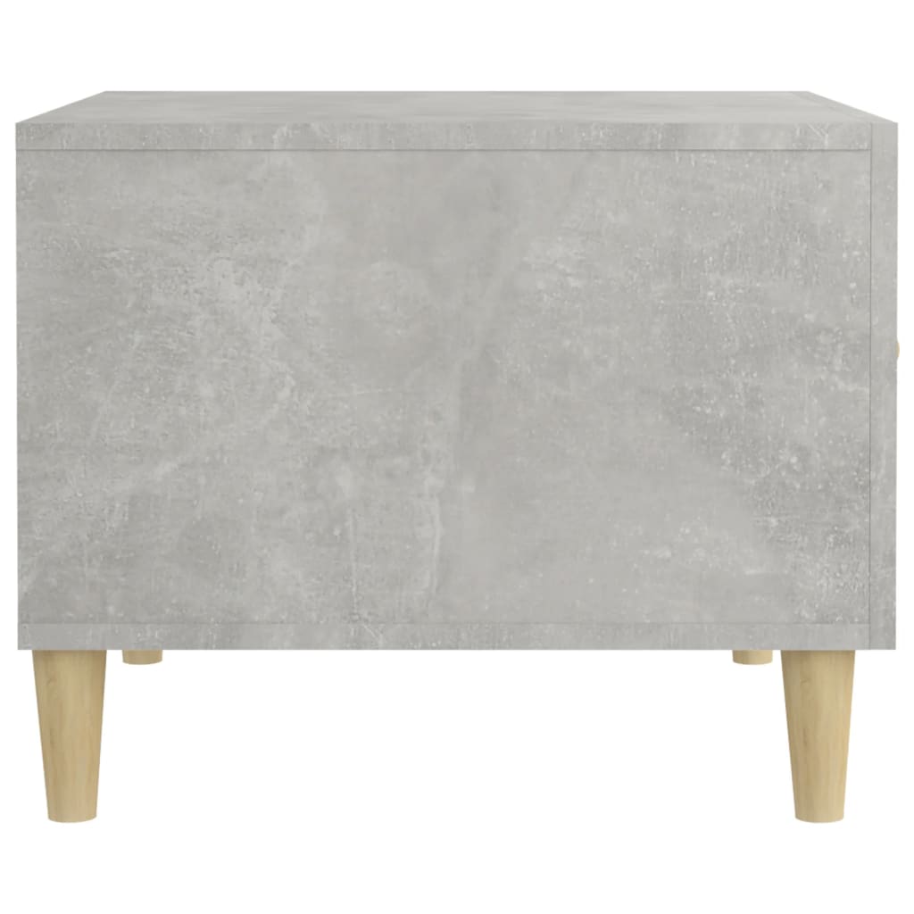 Tables basses 2 pcs gris béton 50x50x40 cm bois d’ingénierie - Tables basses