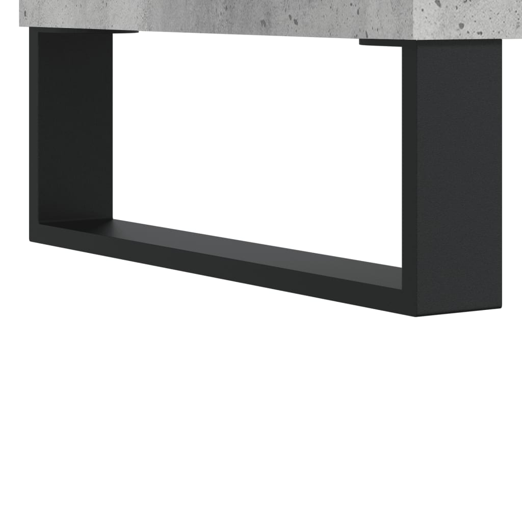 Tables basses 2 pcs gris béton 50x50x40 cm bois d’ingénierie - Tables basses