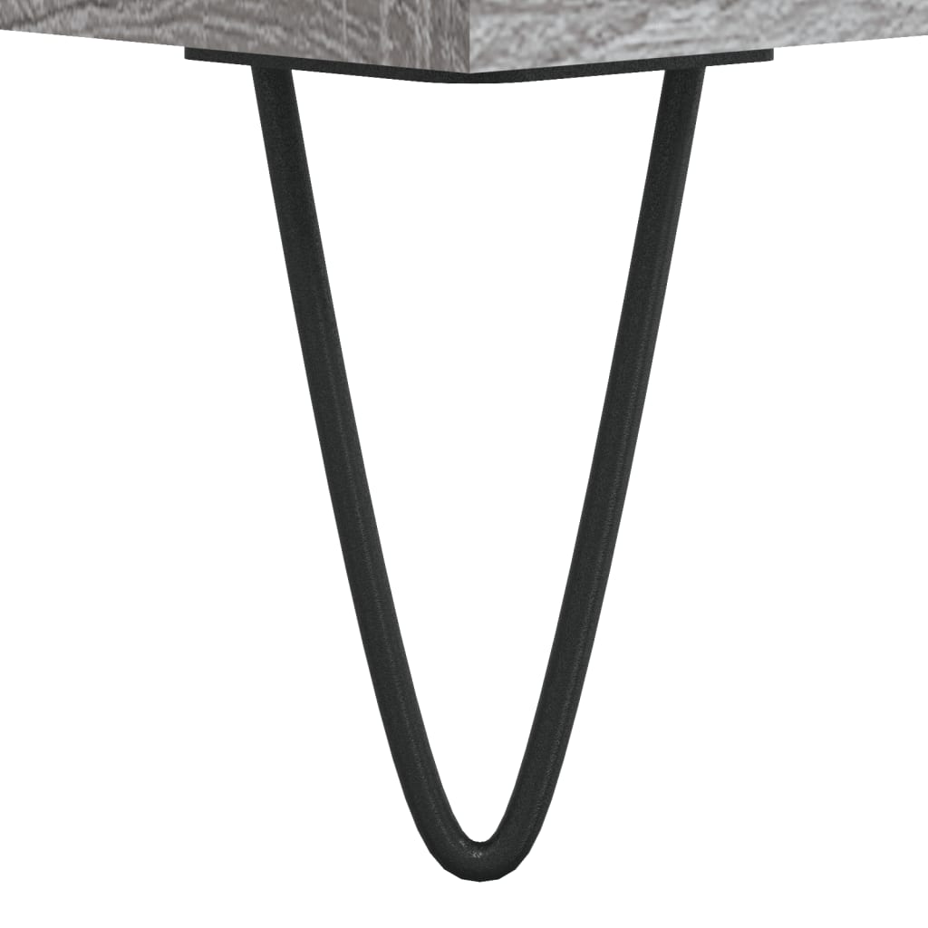 Tables basses 2 pcs sonoma gris 50x46x35 cm bois d’ingénierie - Tables basses
