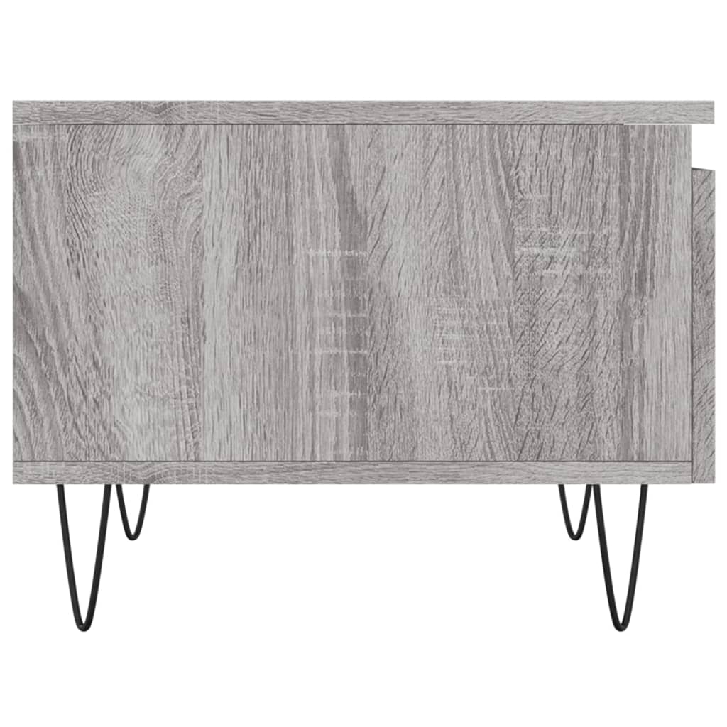 Tables basses 2 pcs sonoma gris 50x46x35 cm bois d’ingénierie - Tables basses