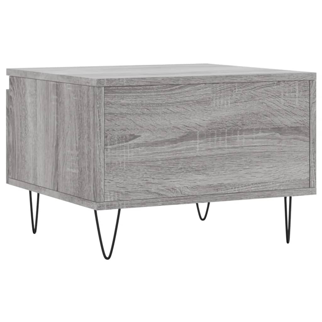 Tables basses 2 pcs sonoma gris 50x46x35 cm bois d’ingénierie - Tables basses