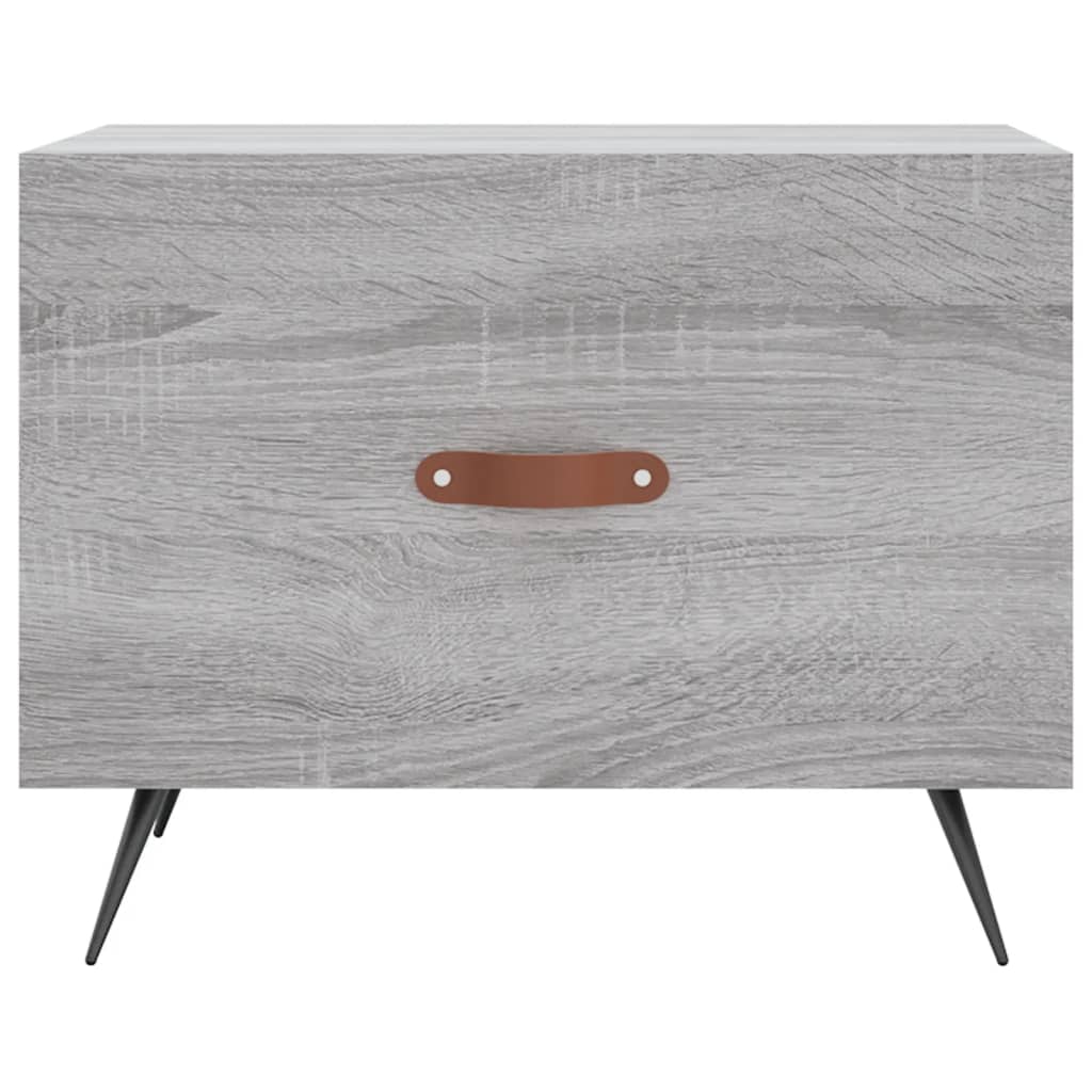 Tables basses 2 pcs sonoma gris 50x50x40 cm bois d’ingénierie - Tables basses