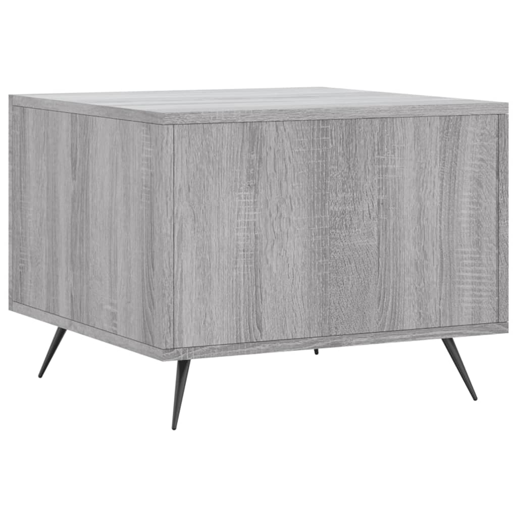 Tables basses 2 pcs sonoma gris 50x50x40 cm bois d’ingénierie - Tables basses