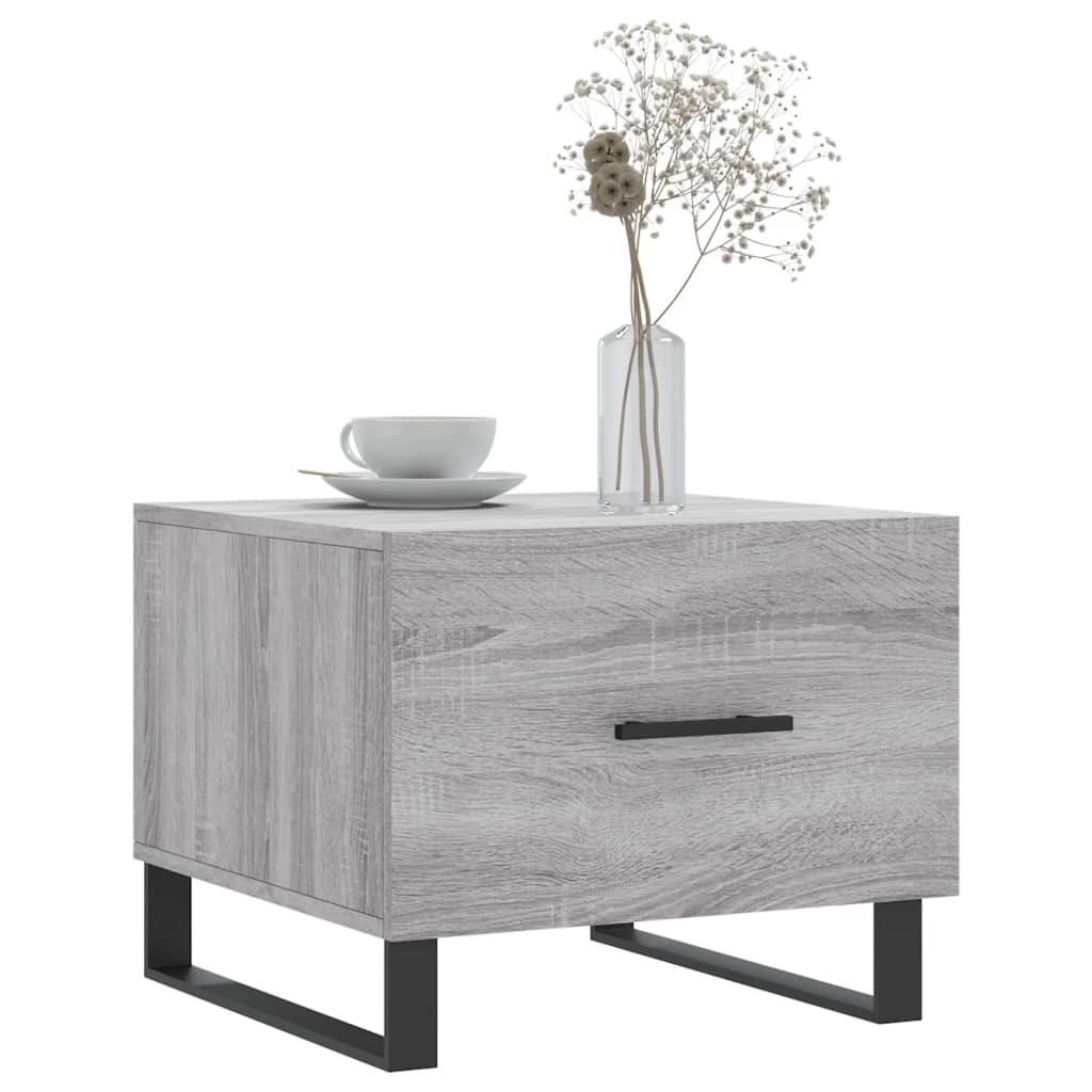 Tables basses 2 pcs sonoma gris 50x50x40 cm bois d’ingénierie - Tables basses