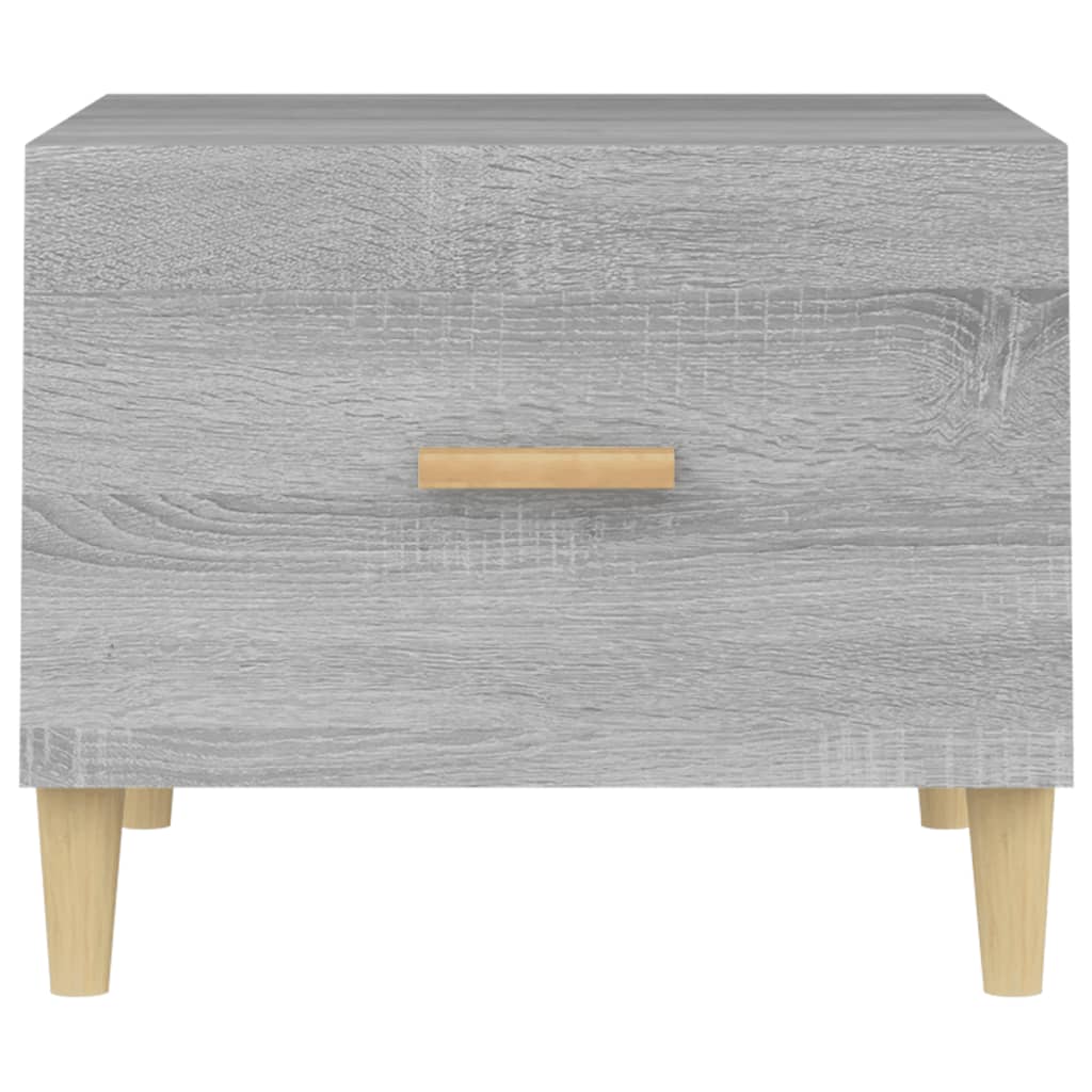 Tables basses 2 pcs sonoma gris 50x50x40 cm bois d’ingénierie - Tables basses